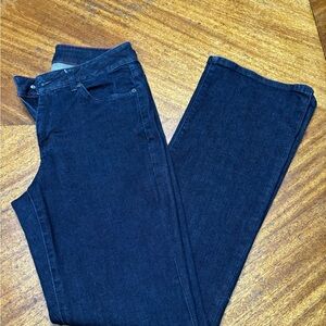 CURVY boot Dark Blue Denim Jeans